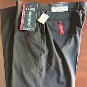 Chaps Black Dress Pants for Men 36x32